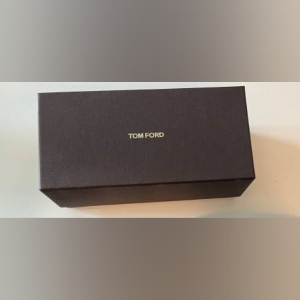 TOM FORD SUNGLASSES BOX, CASE, AND WIPE